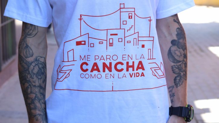 Remera Blanca Cancha